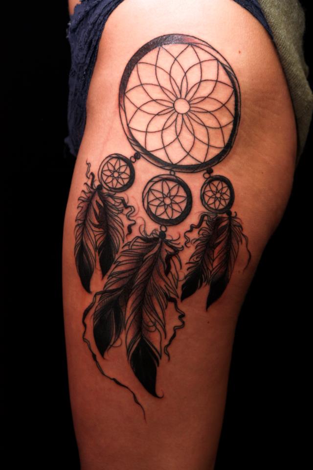 12 Stunning Tribal Dreamcatcher Tattoos