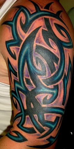 19 Unique Colorful Tribal Tattoos | Only Tribal