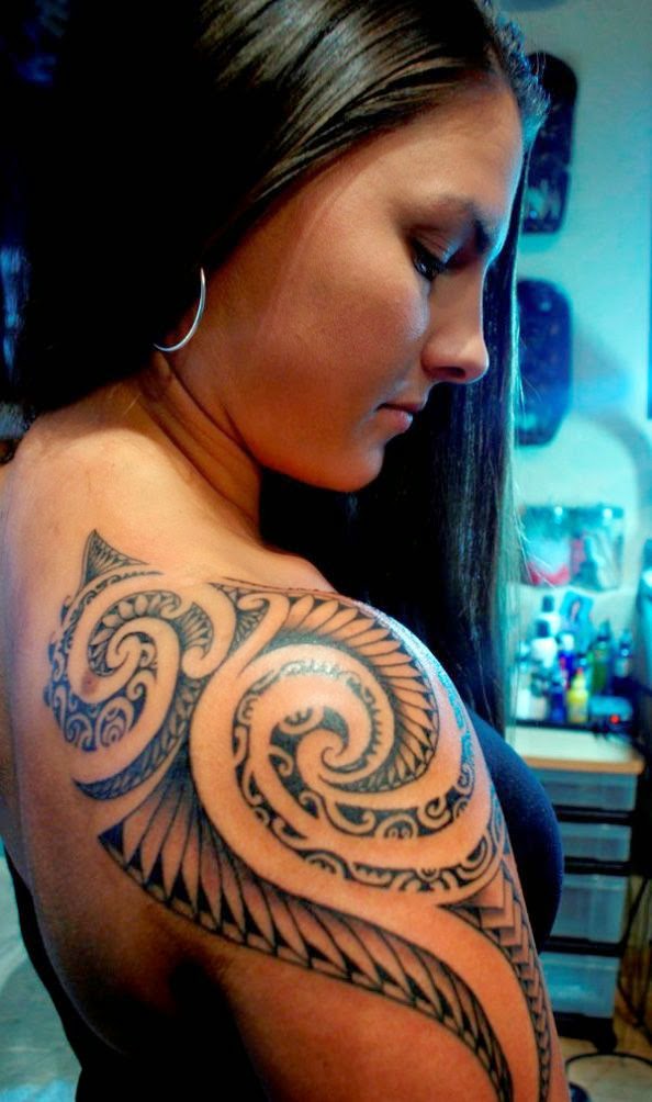 13 Srunning Feminine Tribal Tattoos | Only Tribal