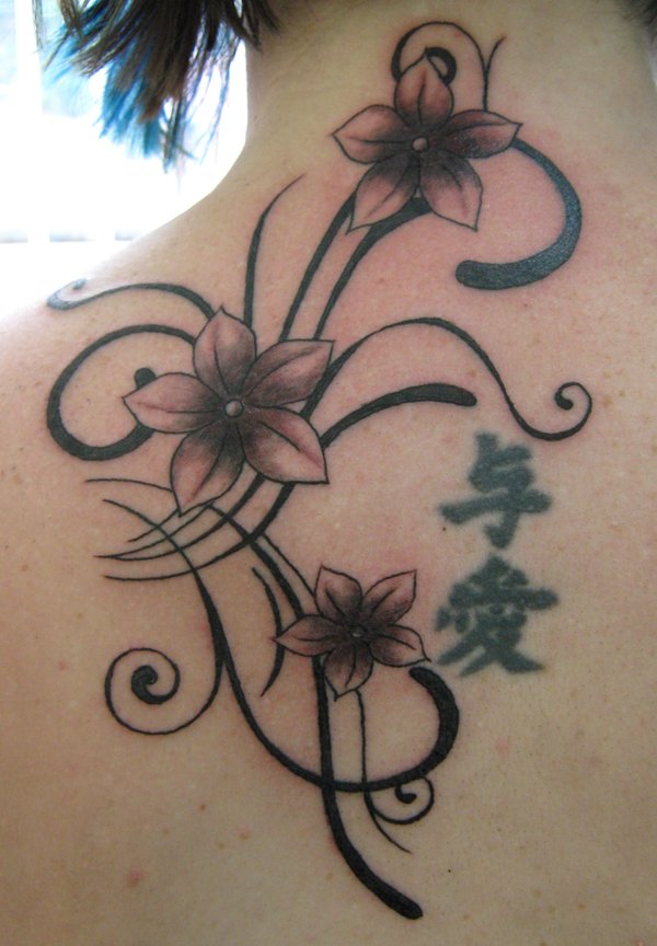 tattoo tribal flower