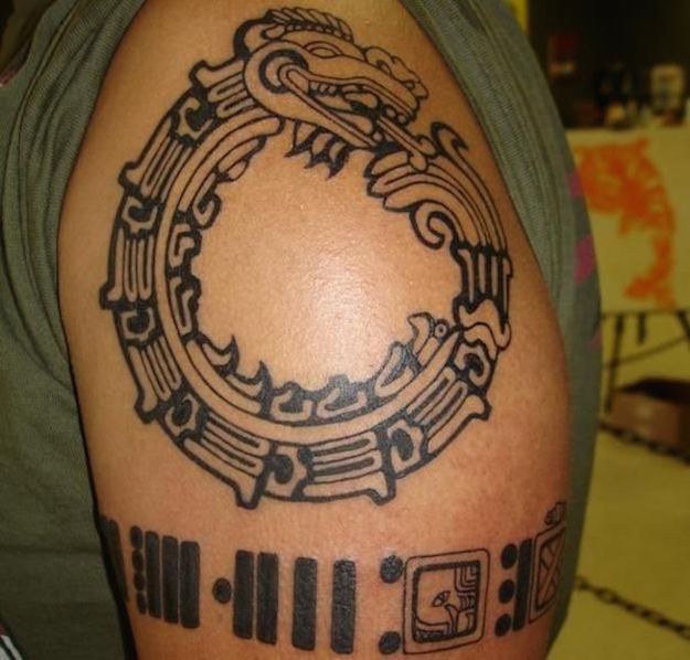 Tattoo of Mayan Back