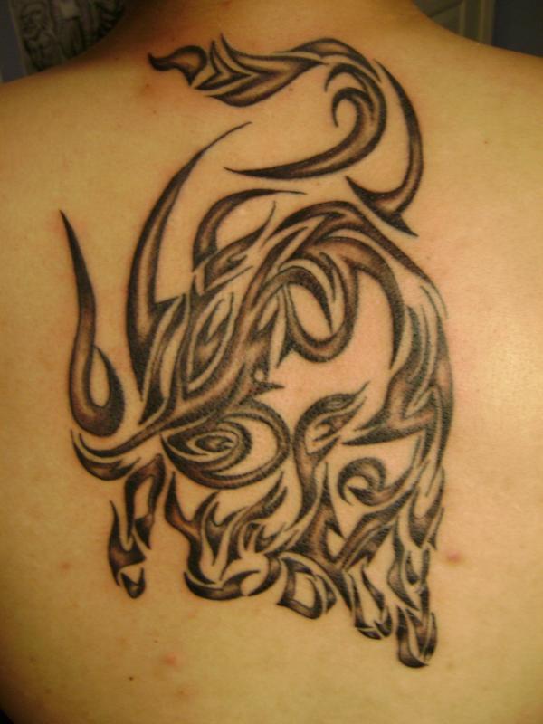 Taurus zodiac tattoo design on Craiyon