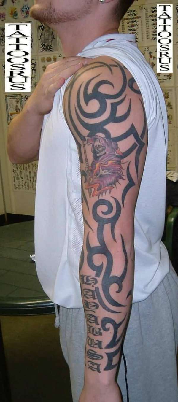 Aztec Emperor Tribal Tattoo Sleeve   AZTEC TATTOOS  Warvox Aztec Mayan  Inca Tattoo Designs