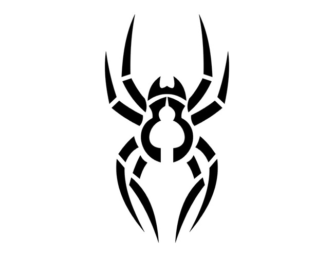 tattoo tribal spider