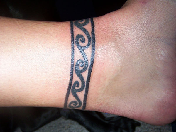Tribal polynesian band tattoo design for leg or arm  YouTube