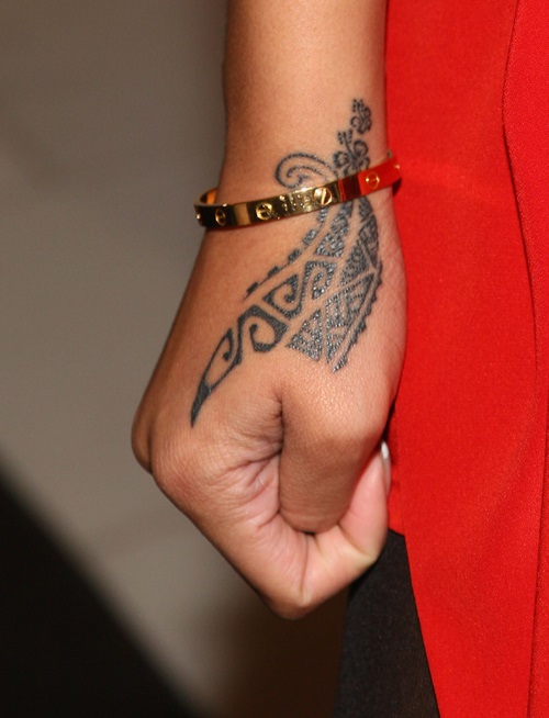 tribal tattoos on wrist