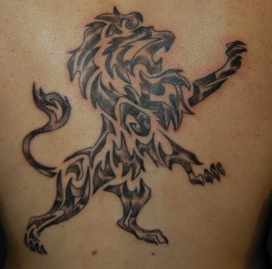 18 Magnificent Tribal Lion Tattoo | Only Tribal